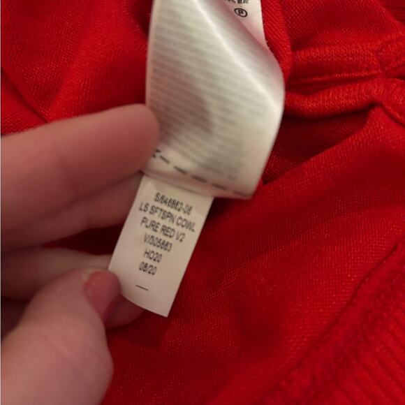 Gap Classic Red Comfy Cowl Neck Lightweight Sweater Small - Picture 7 of 10